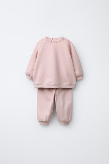 Zara Комплект из толстовки и брюк-джоггеров