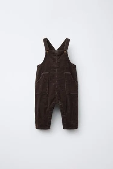 Длинный вельветовый комбинезон- Заказать в России