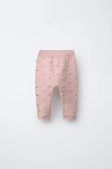 Легинсы из трикотажа с цветочной вышивкой- Заказать в России