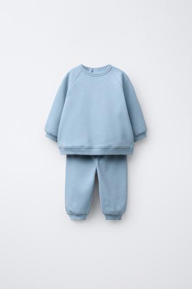 Zara Базовый комплект из толстовки и брюк-джоггеров