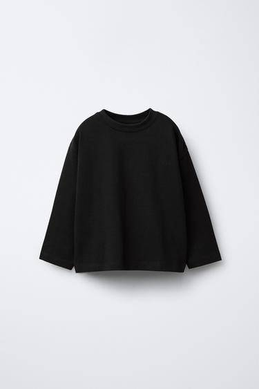 Zara Футболка из плотной ткани с вышивкой