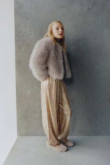 Металлизированные брюки-бомбашки- Заказать в России