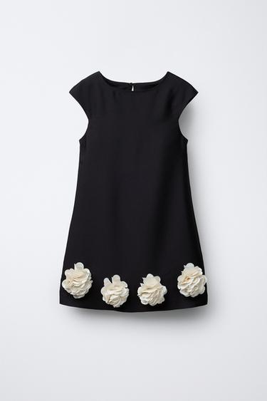 Zara Атласное платье с цветочным принтом купить с доставкой.