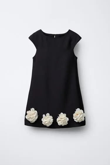 Атласное платье с цветочным принтом