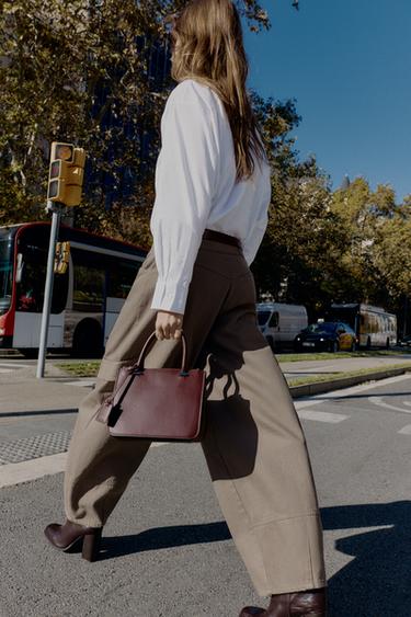 Zara Сумка MINI CITY с двойной ручкой купить с доставкой.