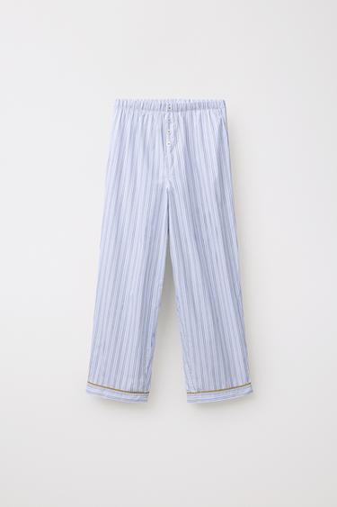 Zara Пижамные брюки в полоску LIMITED EDITION