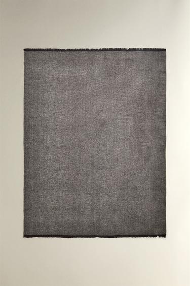 Zara Плед с бахромой