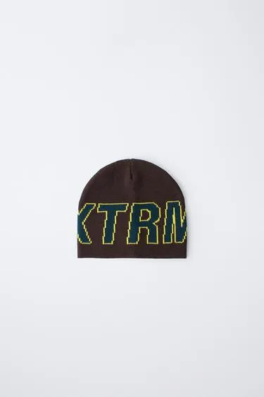 Трикотажная шапка с надписью — SKI COLLECTION- Заказать в России