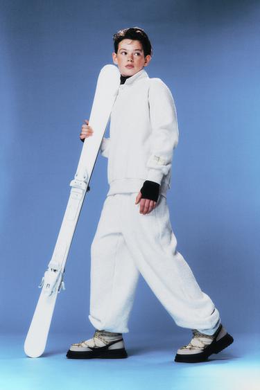 Zara Комплект из поло и брюк WIDE LEG купить с доставкой.