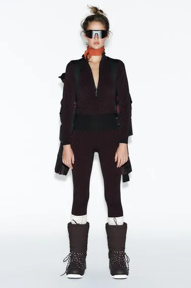 Жаккардовые легинсы — SKI COLLECTION- Заказать в России