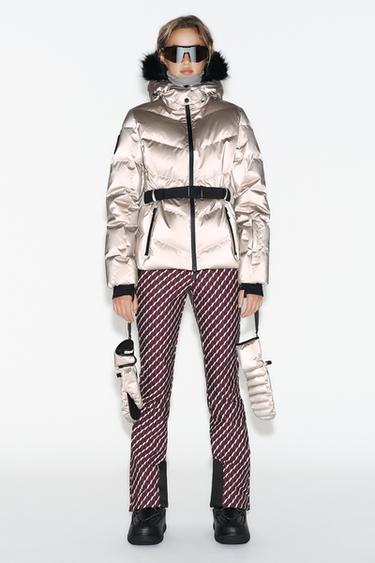 Zara Пуховик WATER RESISTANT WINDPROOF с технологией RECCO® — SKI COLLECTION