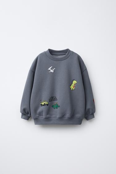 Zara Толстовка с принтом «животные»