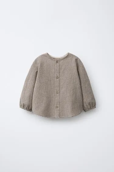 Рубашка в клетку виши