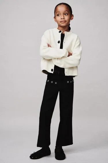 Брюки с цветочными украшениями- Заказать в России