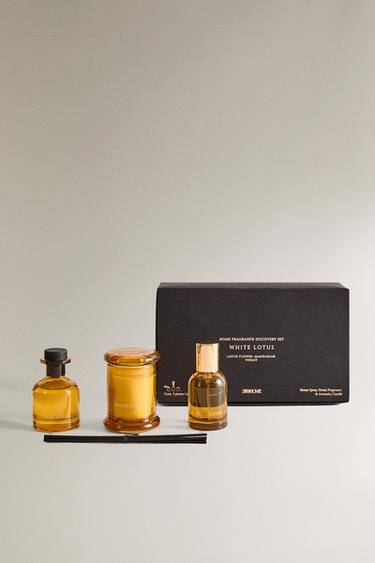 Zara Набор подарочный WHITE LOTUS (набор из 3 предметов)