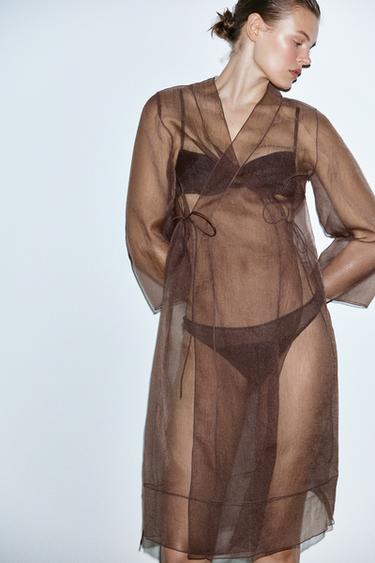 Zara Кимоно из органзы