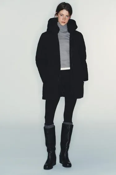 Кожаные сапоги на танкетке WATER REPELLENT