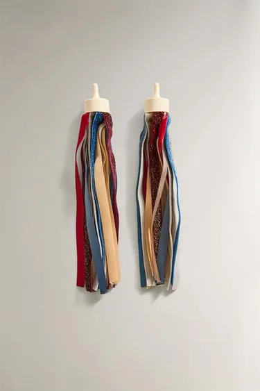 Детский велосипедный аксессуар с блестящими лентами- Заказать в России