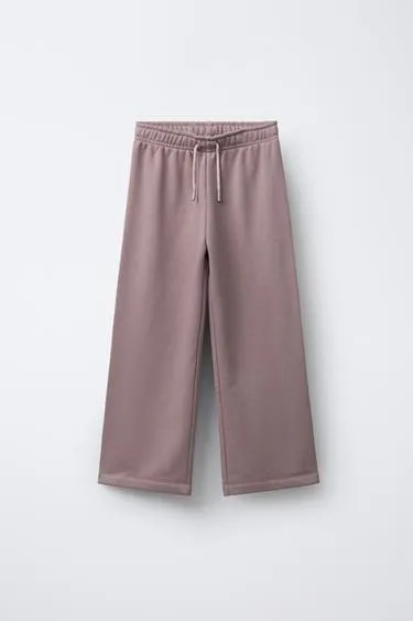 Брюки WIDE LEG из мягкой ткани- Заказать в России