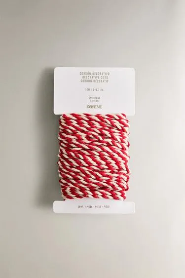 Двухцветный новогодний подарочный шнур- Заказать в России