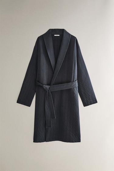 Zara Длинный стеганный халат