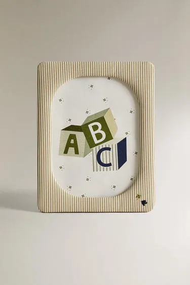 Детская большая полосатая фоторамка- Заказать в России