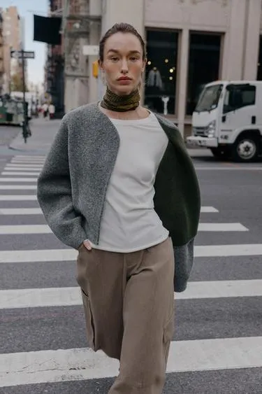 Двусторонний кардиган- Заказать в России