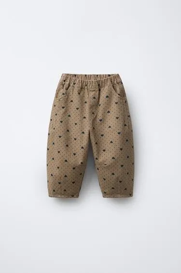 Брюки BALLOON в сердечках- Заказать в России