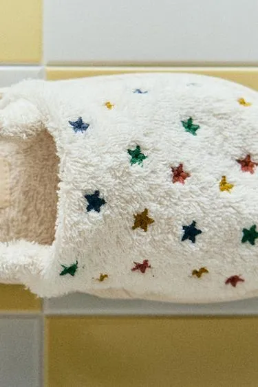 Тапочки для ванной со звездным узором из махрового хлопка- Заказать в России