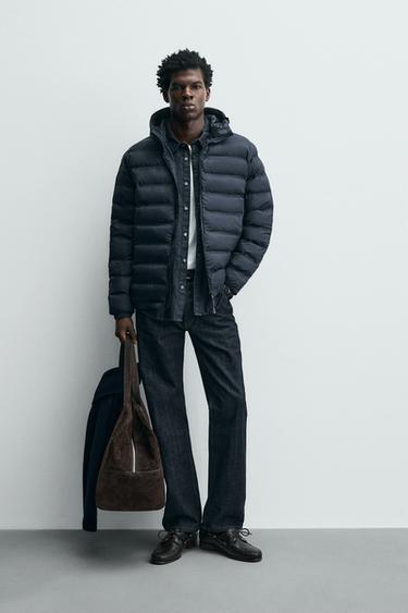 Zara Легкая стеганая куртка WATER REPELLENT