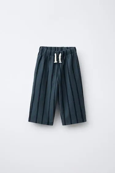 Прямые брюки в полоску- Заказать в России