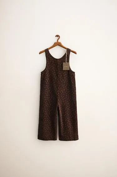 ZARA TIMELESS - вельветовый комбинезон с цветочным принтом- Заказать в России