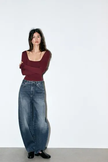 Боди из полиамида с квадратным вырезом- Заказать в России