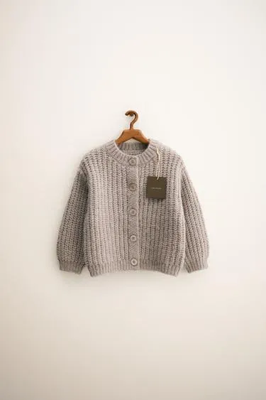 ZARA TIMELESS - кардиган крупной вязки с шерстью- Заказать в России