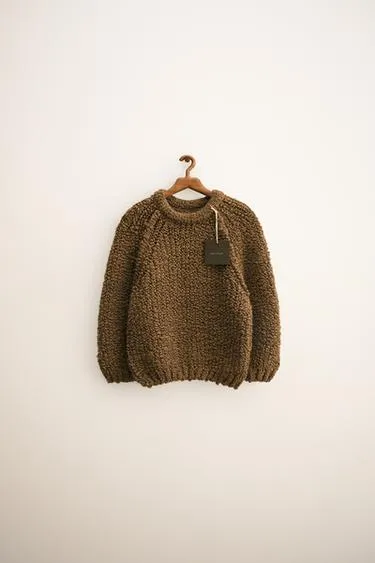 Теплый толстовй свитер с шерстью и альпакой ZARA TIMELESS- Заказать в России