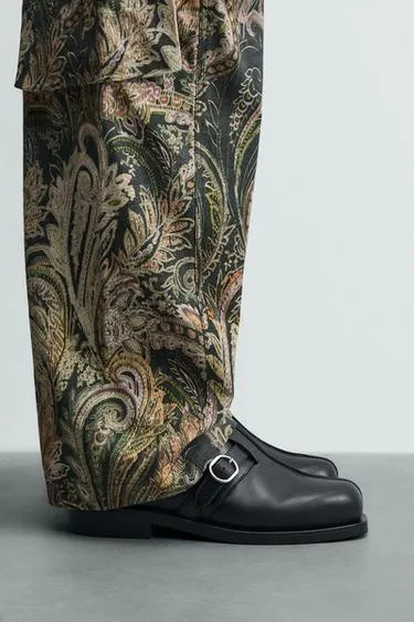 Кожаные сабо с пряжкой LIMITED EDITION- Заказать в России