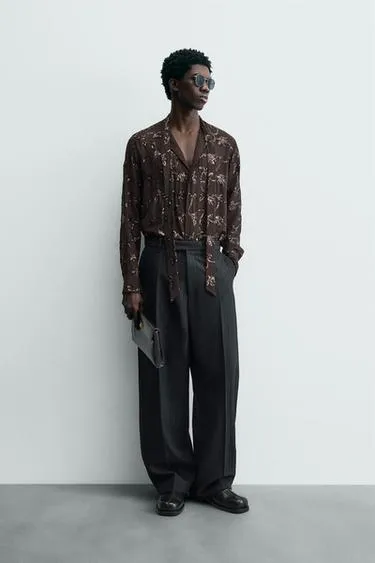 Рубашка полупрозрачная с пайетками LIMITED EDITION