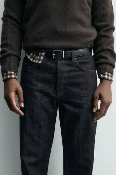 Двусторонний кожаный ремень- Заказать в России