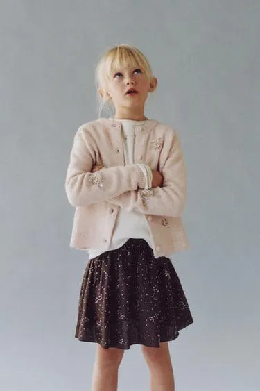 Юбка-шорты с бусинами- Заказать в России