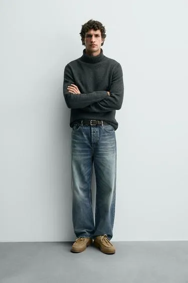 Кожаные туфли с прошитым носом