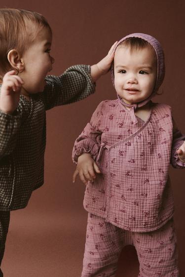 Zara ZARA TIMELESS - комплект с цветочным узором и текстурой