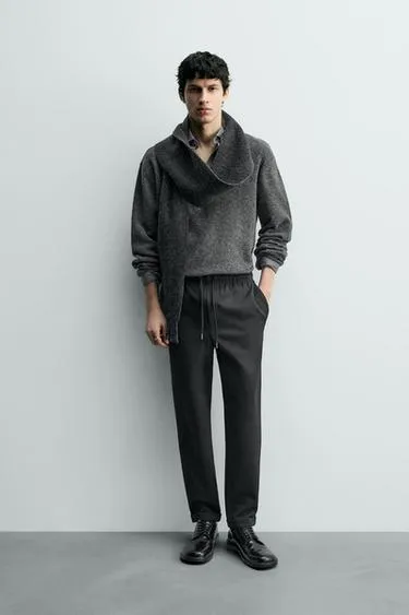 Брюки-джоггеры комфортной посадки NON IRON- Заказать в России