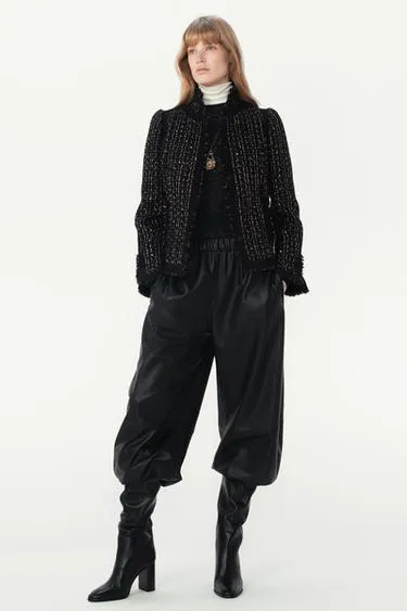 Комбинированный жакет с шерстью — THE ITEM ZARA WOMAN