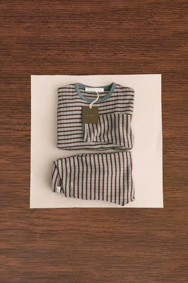 ZARA TIMELESS - пижама в рубчик в полоску