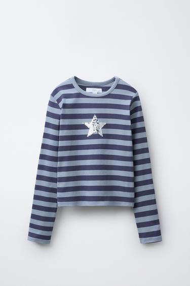 Майка с вышивкой и пайетками