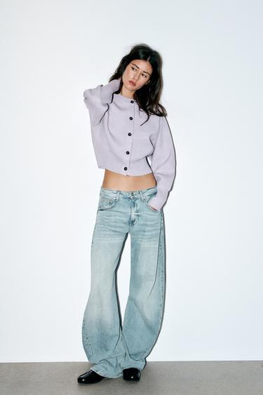 Zara Укороченный кардиган