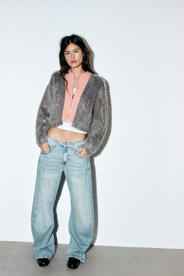 Zara Куртка из двойного трикотажа