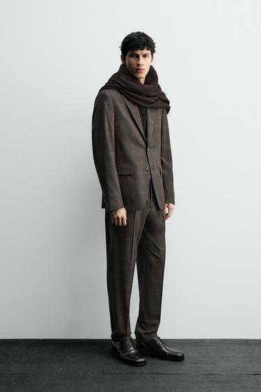 Zara Блейзер костюмный в клетку