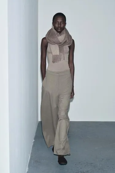 Брюки-баллоны в елочку ZW COLLECTION