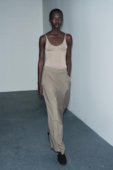 Zara Майка на бретелях купить с доставкой.